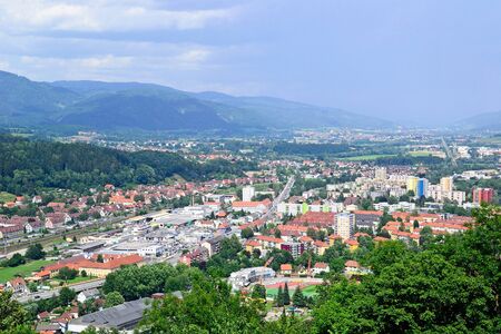View of Veitsch city, Austriaの写真素材