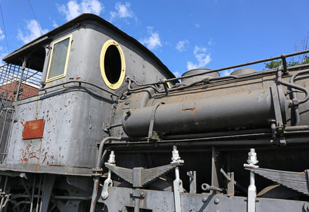 Part of an old locomotive