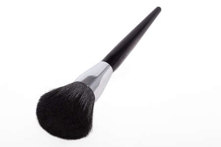 black brush makeup isolated on white backgroundの写真素材