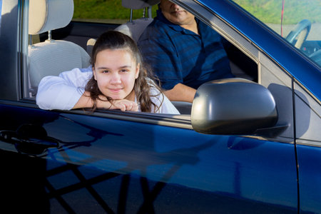 Father Drives Daughter To Afterschool Martial Arts Practice
