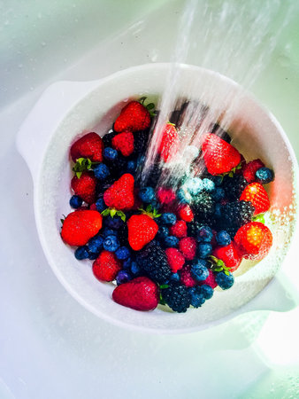 Fresh Organically Grown Fruit Rinseの素材