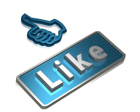 I like it button and symbolの写真素材