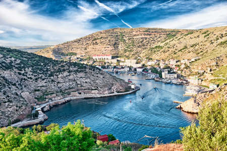 Balaklava bay in Sevastopol. Ukraine, Crimea .の写真素材