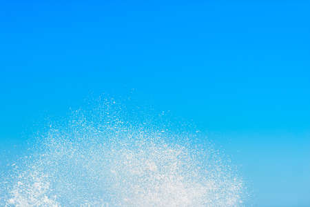 Sea gale producing of water splash .の写真素材