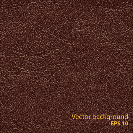 Seamless brown natural leather texture, detalised vector backgroundのイラスト素材