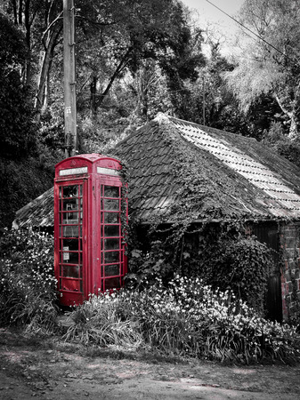 Red Telephone Boxの写真素材
