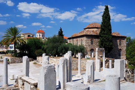 Ancient Agora of Athens, Greeceの写真素材