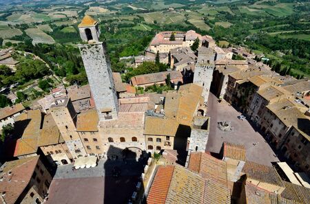 San Gimignano, Tuscanyの写真素材
