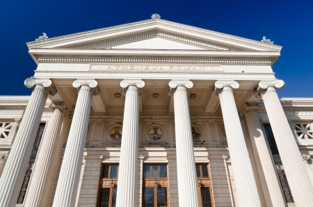 Romanian Atheneum is an XIX century concert hall in the center of Bucharest, Romaniaのeditorial素材