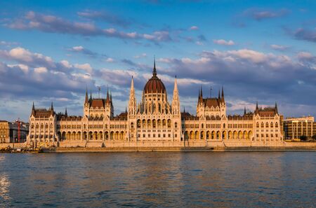 Hungarian Parliament building, Orszaghaz, is the seat of the National Assembly of Hungary, one of Europeの写真素材
