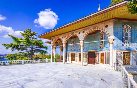 Istanbul, Turkey - Exterior of Baghdad Kiosk inside Topkapi, built in 1639 to commemorate the Baghdad campaign of Sultan Murat IV.のeditorial素材
