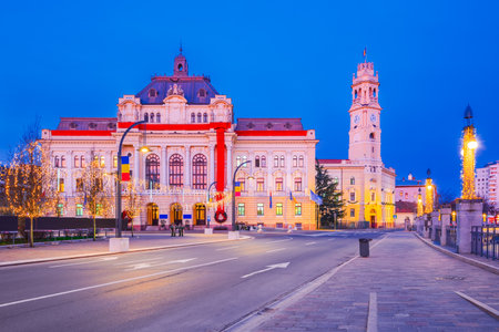 Oradea, Romania. Beautiful Europe destination, an Art Nouveau city in historic Crisana - Transylvania.の写真素材