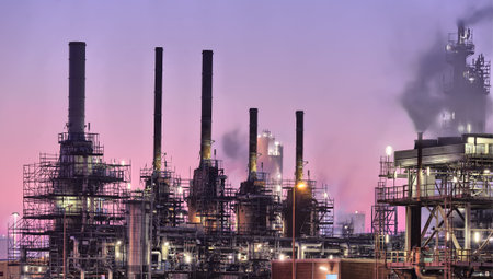 Nightly maintenance on industrial chimneys and boilers