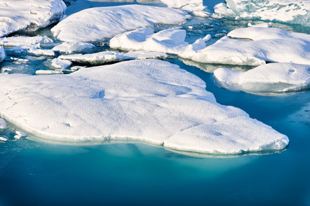 Icebergs, Jokulsarlon, Iceland
