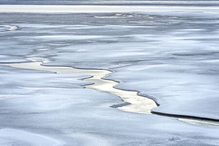 Winter wilderness, south-east Icelandの写真素材