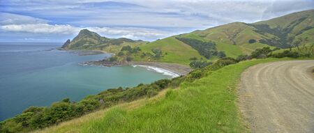 Beautiful bays, Coromandel Peninsula, North Island, New Zealandの写真素材