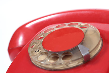 an old telephone with a rotary dial