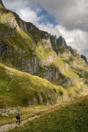 hikingの写真素材