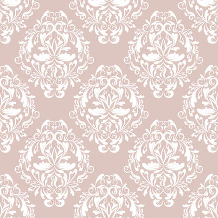 Ornate floral seamless texture. Light  pattern. Persian style background. Seamless pattern can be used for wallpaper, pattern fills, web page background, surface textures.のイラスト素材