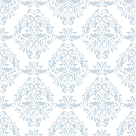 Ornate floral seamless texture. Light  pattern. Persian style background. Seamless pattern can be used for wallpaper, pattern fills, web page background, surface textures.のイラスト素材