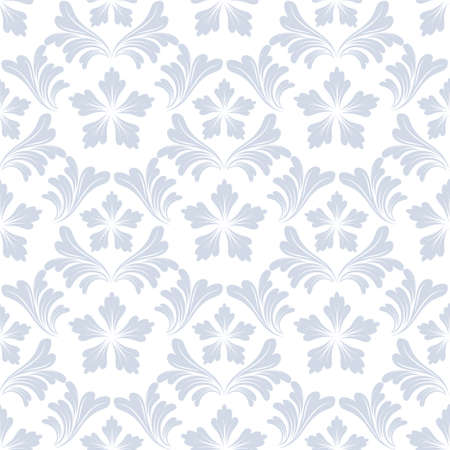 Ornate floral seamless texture. Light pink pattern. のイラスト素材