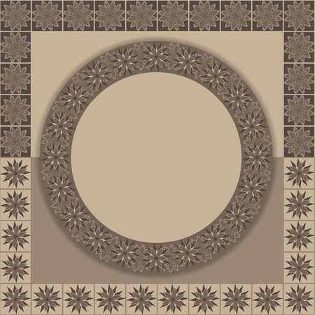 Modern greeting card template design  のイラスト素材