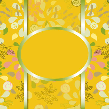 Modern greeting card template design  のイラスト素材