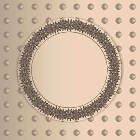 Retro greeting card template design  のイラスト素材