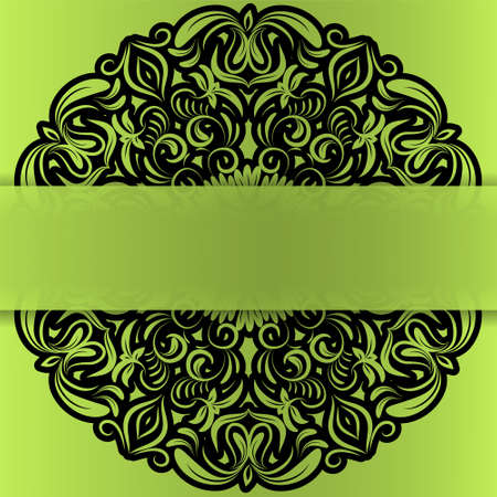 Retro greeting card template design  のイラスト素材