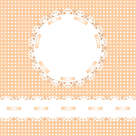 Delicate invitation card   Light patternのイラスト素材