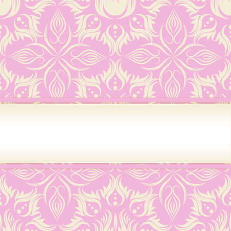 Delicate invitation card  Seamless background  Light patternのイラスト素材