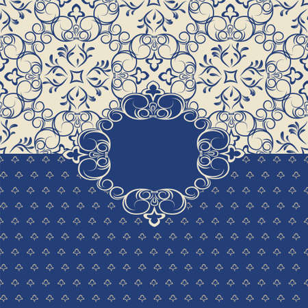 Delicate invitation card  Light patternのイラスト素材