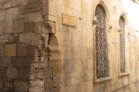 Narrow streets of the old city, Baku, Azerbaijanのeditorial素材