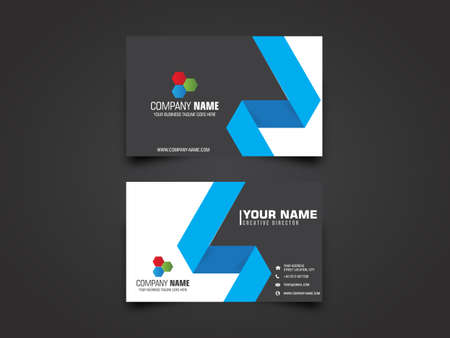 Modern Business Cards designのイラスト素材