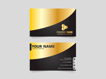 Modern Business Cards designのイラスト素材