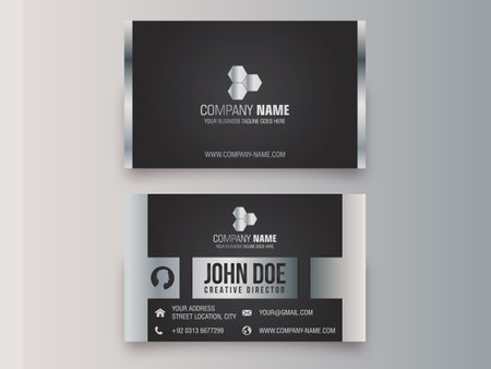 Modern Business Cards designのイラスト素材