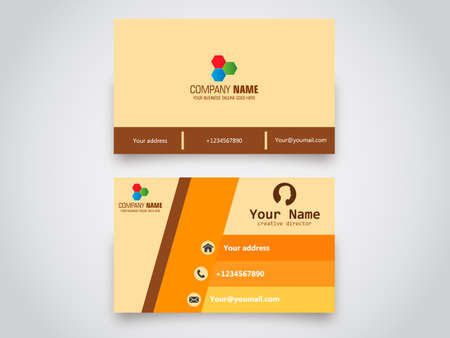 Modern business cards design. Vector illustration.のイラスト素材