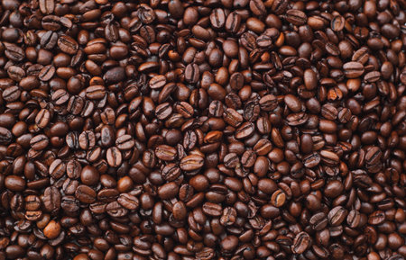 Coffee beans background