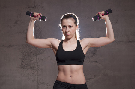 Beautiful fitness womanの写真素材