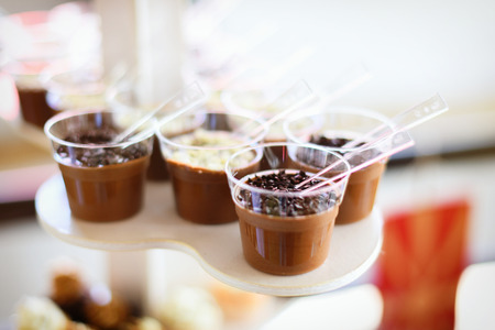 Chocolate moose dessertの写真素材