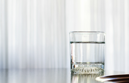 Glass of waterの写真素材
