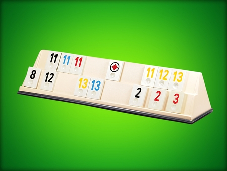 Rummy tile gameの写真素材