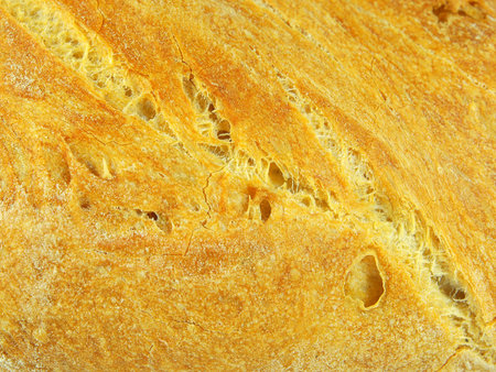 Close up of bread texture