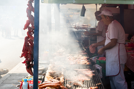 LESKOVAC, SERBIA - 02 September 2017 : The yearly Leskovac Grill Festival, also known as the barbecue weekのeditorial素材