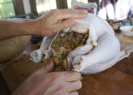 raw turkeyの写真素材