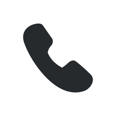 Phone call icon simple illustrationのイラスト素材