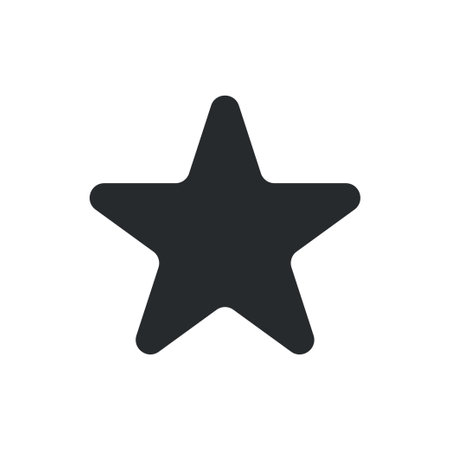 Star icon, simple illustrationのイラスト素材