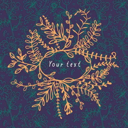 Background with decorative geometric and abstract elements. Vector illustration.のイラスト素材