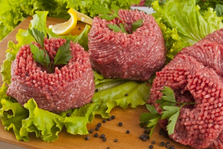 ground beefの写真素材