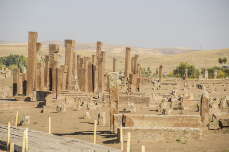 seljuk turk cemetery in ahlat, bitlisのeditorial素材